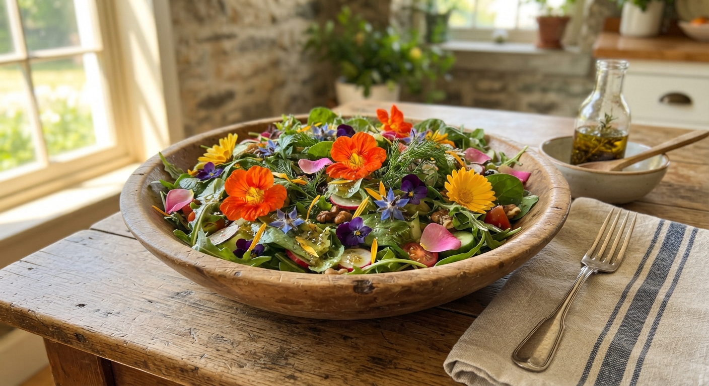 Edible Flowers for Salad: 9 Blooms That Transform an Ordinary Bowl Into Something Extraordinary
