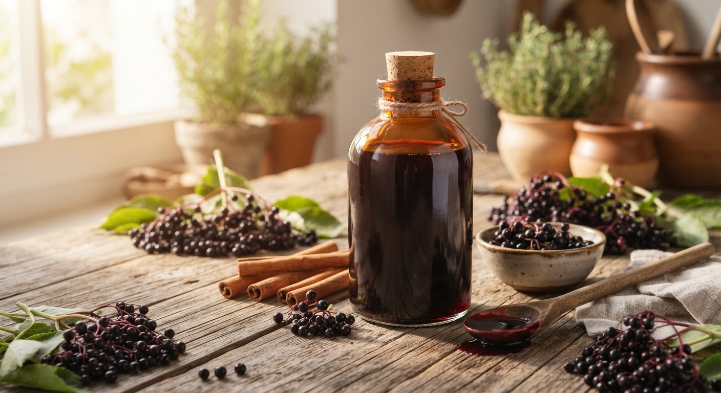 Homemade Elderberry Syrup Recipe: Easy Step-by-Step Guide for Immune Support