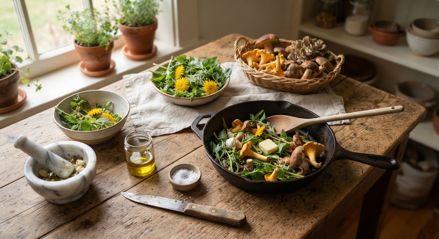 Foraged Food Recipes: Turn Wild Ingredients Into Restaurant-Quality Meals โ A Complete Kitchen Guide