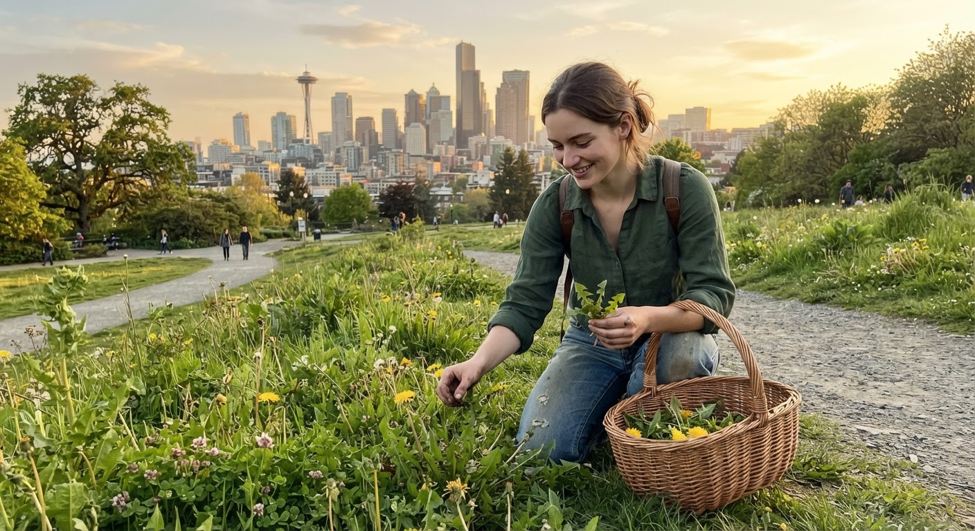Foraging in the City: The Complete Urban Wild Food Guide โ Find, Identify, and Harvest Edible Plants Without Leaving Town